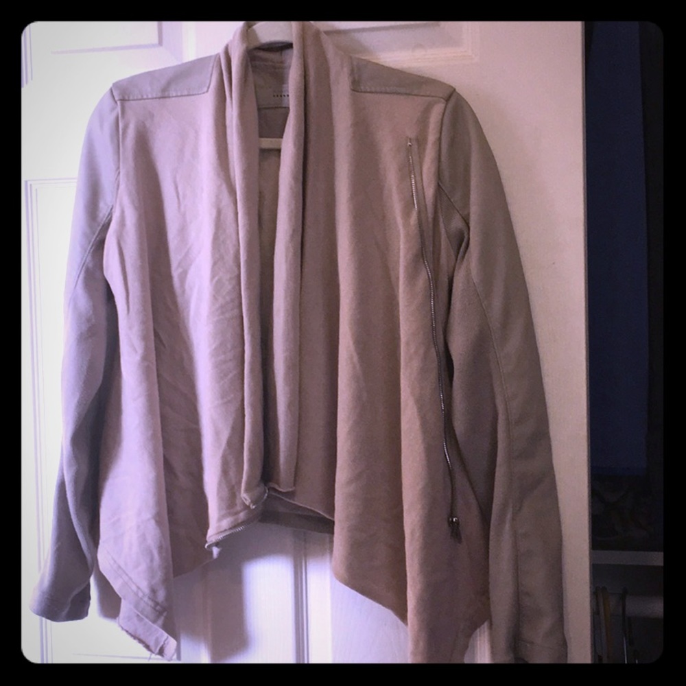 Flowy sweater jacket